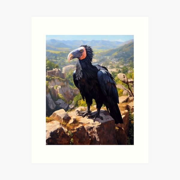 Item preview, Majestic Andean Condor in Hyperrealistic Oil designed and sold by ABArtByAlexST.