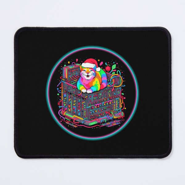 Item preview, Santa Paws Christmas XMAS Synthesizer Synth Cat 2 designed and sold by FindThePlot.