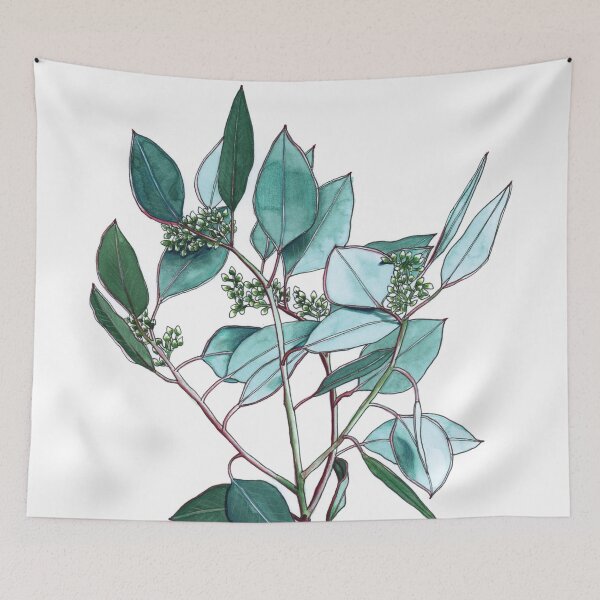 Item preview, Eucalyptus gum leaves Australian green designed and sold by blueidesign.