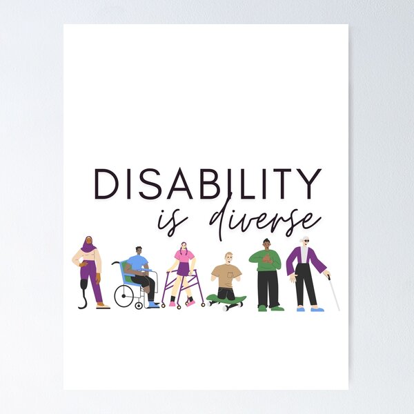 Item preview, Disability is diverse designed and sold by Ouchiebodyclub.