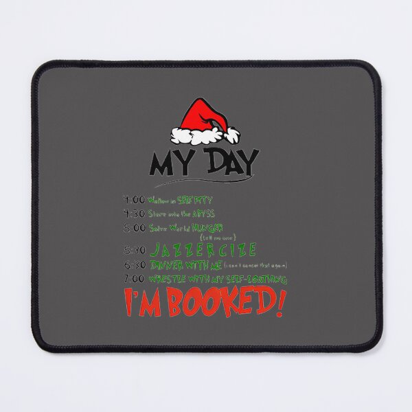 Item preview, Funny Christmas Xmas My Day I'm Booked designed and sold by RoleyPoleyHami.
