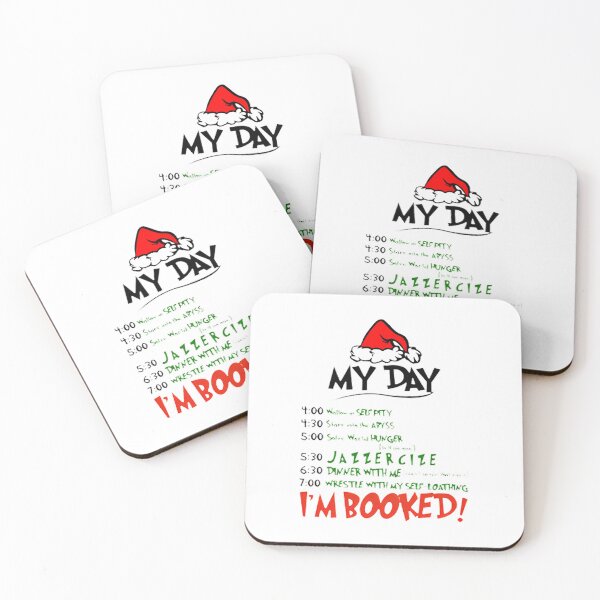 Item preview, Funny Christmas Xmas My Day I'm Booked designed and sold by RoleyPoleyHami.