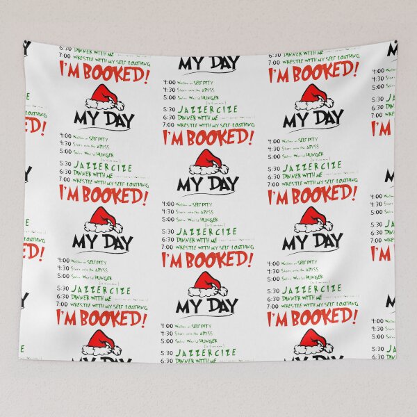 Item preview, Funny Christmas Xmas My Day I'm Booked designed and sold by RoleyPoleyHami.