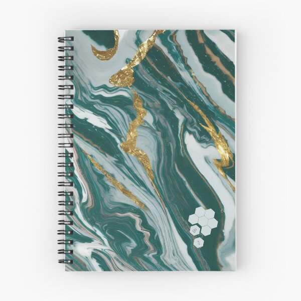 Item preview, Marbled Elegance: Green, White, and Gold designed and sold by AwakenedAlchemy9.