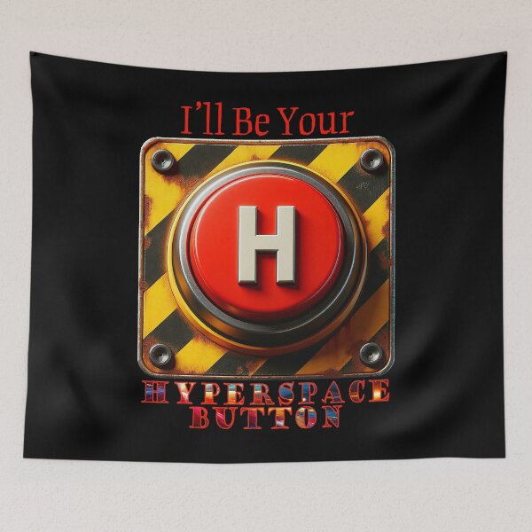 Item preview, Hyperspace Button - Romantic message designed and sold by Matthew Kinnersly.