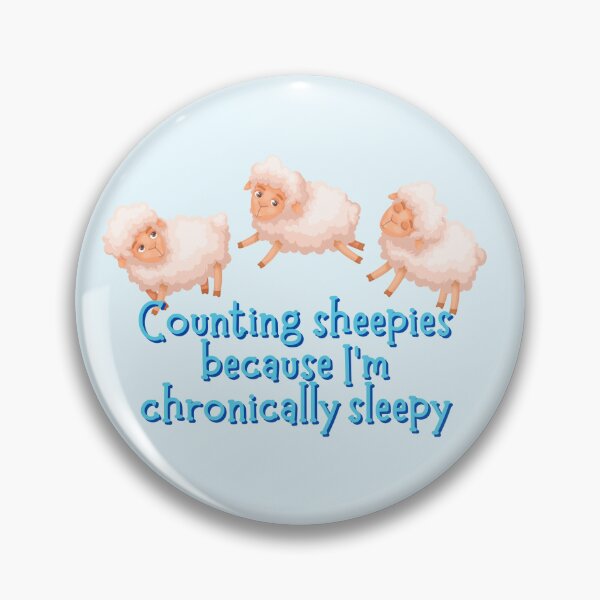 Item preview, Counting sheepies because I’m chronically sleepy designed and sold by Ouchiebodyclub.