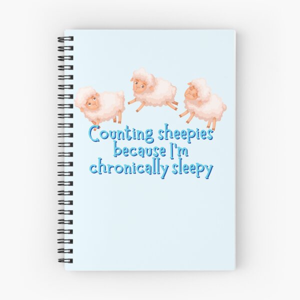 Item preview, Counting sheepies because I’m chronically sleepy designed and sold by Ouchiebodyclub.