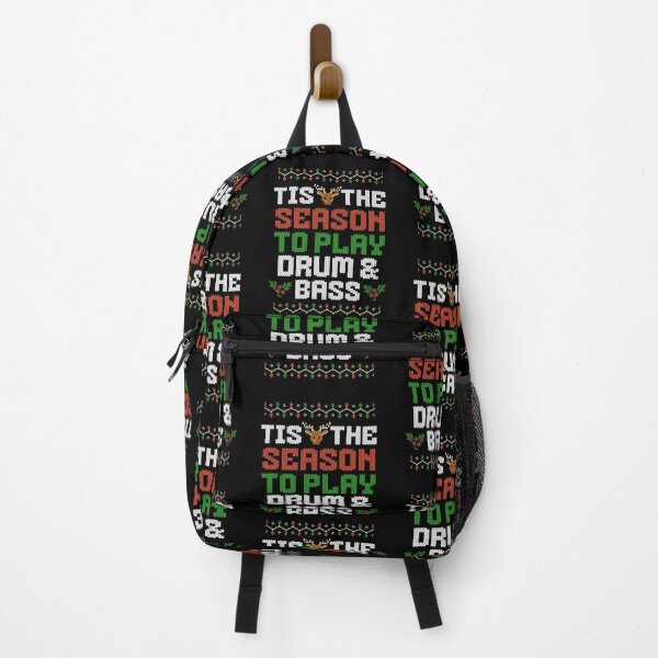Item preview, DRUM AND BASS - Tis The Season Christmas (White) designed and sold by Discothreadz.