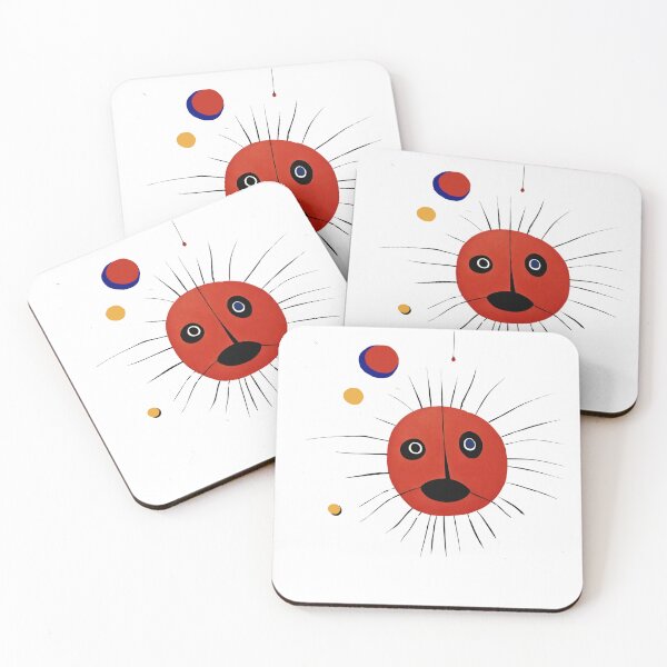 Item preview, Joan Miro Inspired Abstract Red Sun  designed and sold by bettypure.