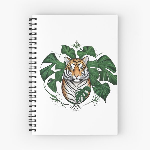 Item preview, Albo Monstera Tiger designed and sold by greenbeanart.