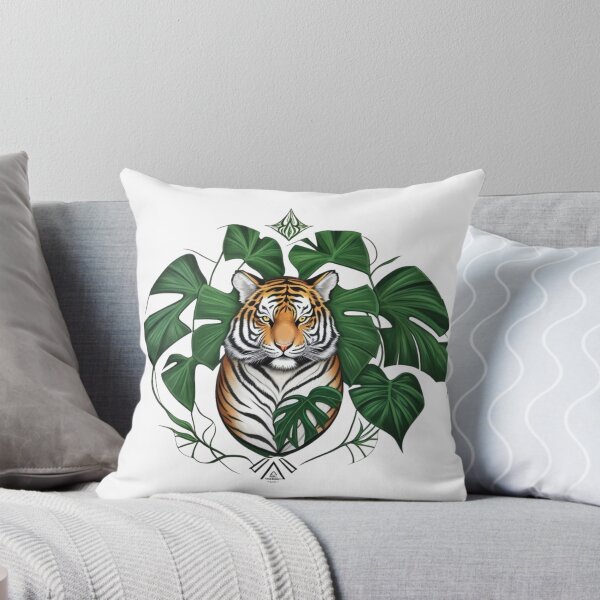 Aperçu de l'œuvre Albo Monstera Tigre créée et vendue par greenbeanart.