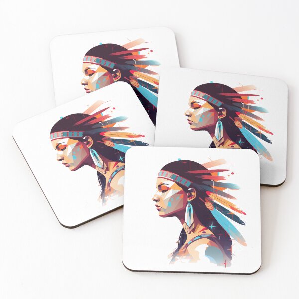 Item preview, Woman Wearing Native American designed and sold by KD Merch.