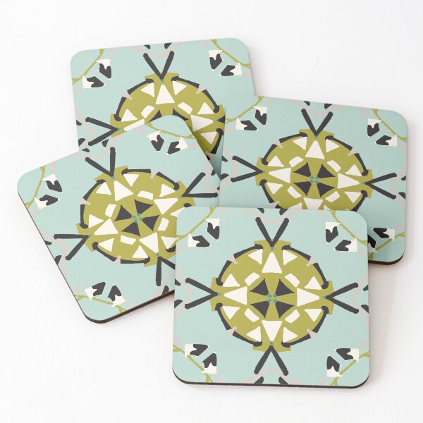 Item preview, Mint Geometric Snowflake designed and sold by Ldydesign.