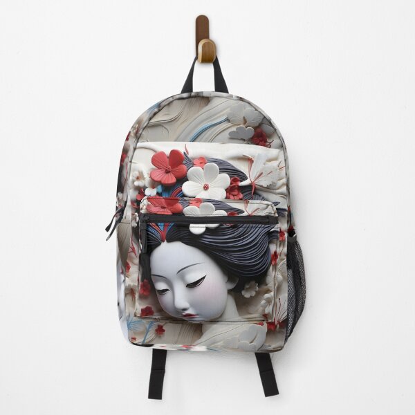 Item preview, Plaster art Japanese geisha art print designed and sold by dcrc.