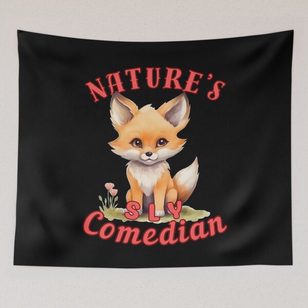 Item preview, Nature’s Sly Comedian. fox head designed and sold by FoxVibes.