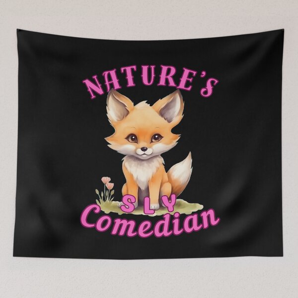 Artikelvorschau, Der schlaue Komiker der Natur. cooler Fuchs entworfen und verkauft von FoxVibes.
