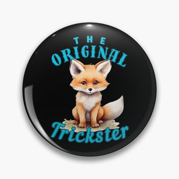 Item preview, The Original Trickster. fox face designed and sold by FoxVibes.
