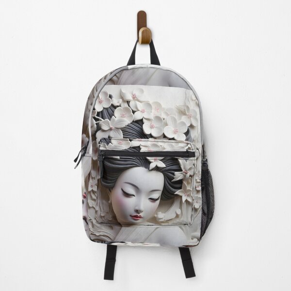 Item preview, plaster 3 dimensional japanese geisha art print designed and sold by dcrc.