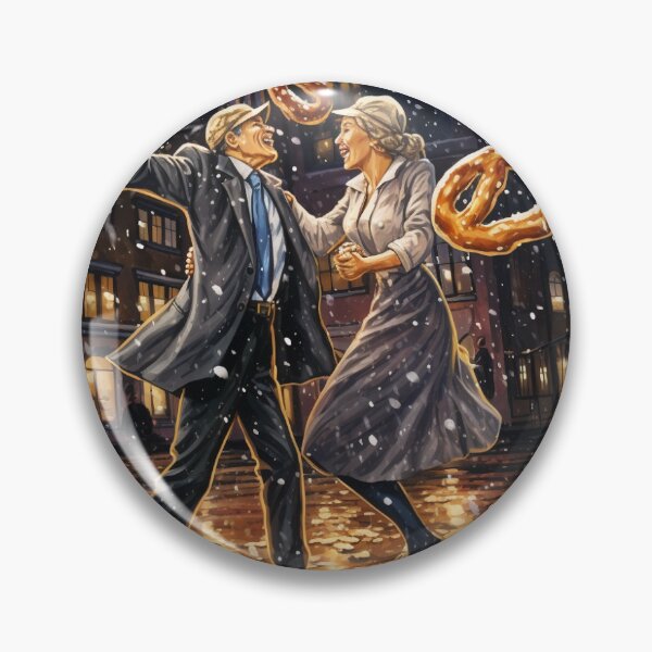 Item preview, Couple Dancing with Pretzels designed and sold by racquelmakinano.