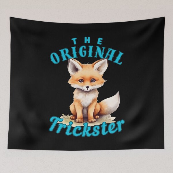 Item preview, The Original Trickster. fox face designed and sold by FoxVibes.
