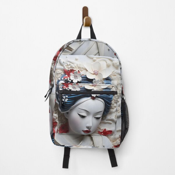 Item preview, plaster 3 dimensional japanese geisha art print designed and sold by dcrc.