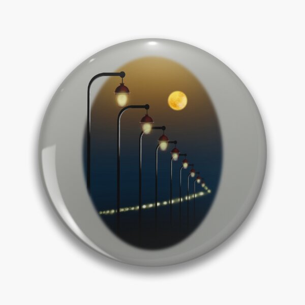 Item preview, Street Lights Under the Moon designed and sold by LJArtworkDesign.
