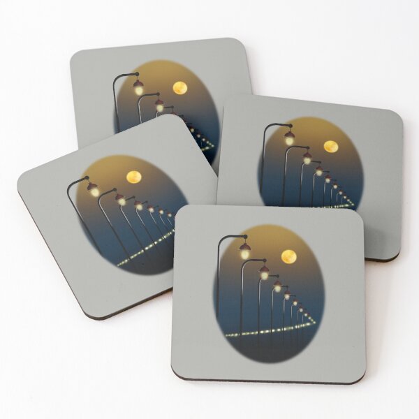 Item preview, Street Lights Under the Moon designed and sold by LJArtworkDesign.