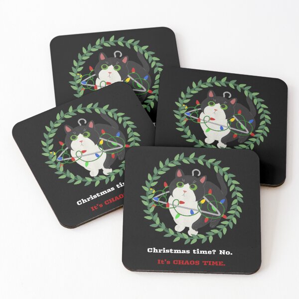 Item preview, Christmas time? No. It's CHAOS TIME. designed and sold by Quirkdom.