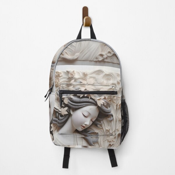 Item preview, plaster 3 dimensional japanese geisha art print designed and sold by dcrc.