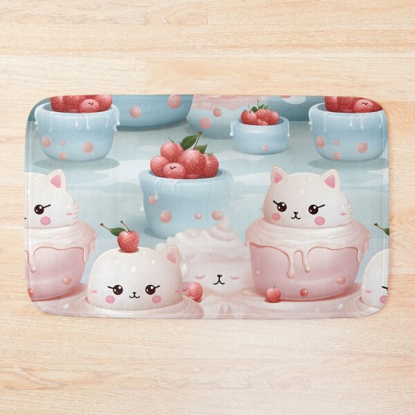 Item preview, Cat Sweet Treats and Pastries Seamless Digital Paper No. 3 designed and sold by ShioriArt Design.
