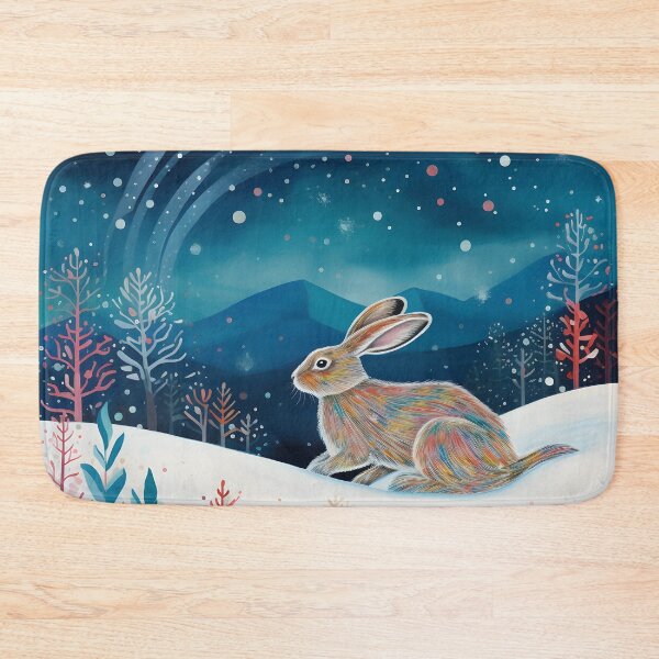 Item preview, Flight of the Winter Rabbit designed and sold by Cursin Critter.