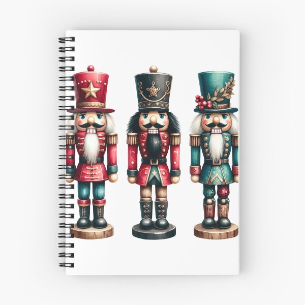 Item preview, Grupo festivo de cascanueces - Arte navideño designed and sold by Star-Fragment.