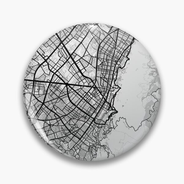 Item preview, Bogotá City Map designed and sold by feether-store.