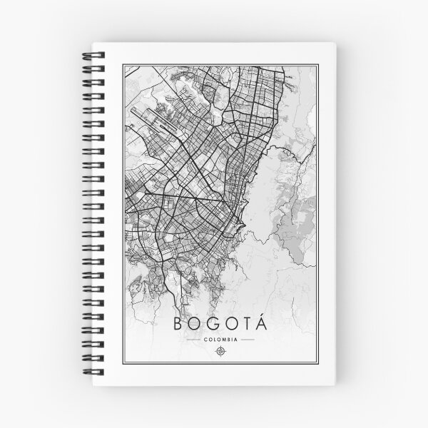 Item preview, Bogotá City Map designed and sold by feether-store.