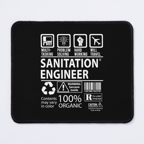 Item preview, Sanitation Engineer - Multitasking designed and sold by alphatinost.