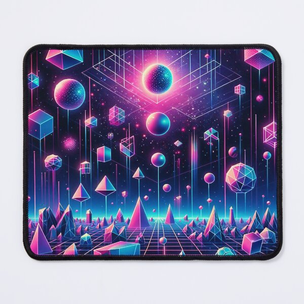 Item preview, Geometric Cosmos Synthwave designed and sold by divinedeco1925.