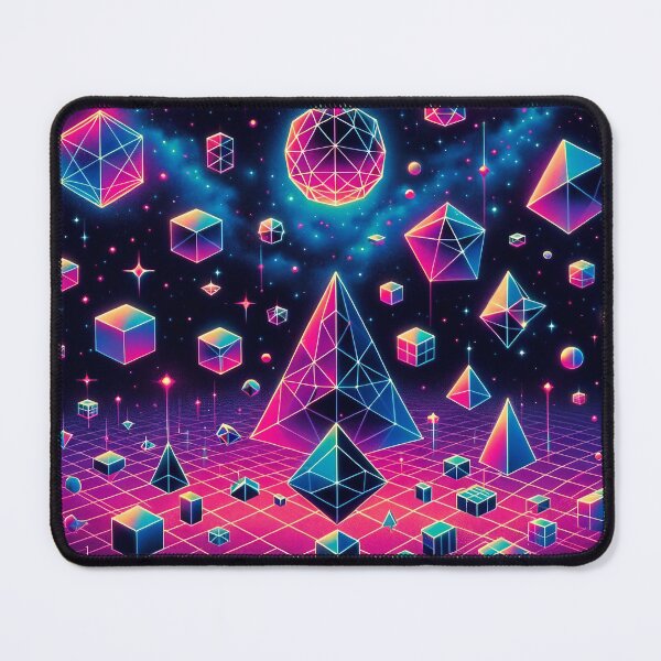 Item preview, Geometric Cosmos Synthwave designed and sold by divinedeco1925.