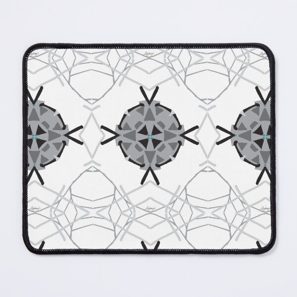 Item preview, Grey Geometric Snowflake designed and sold by Ldydesign.