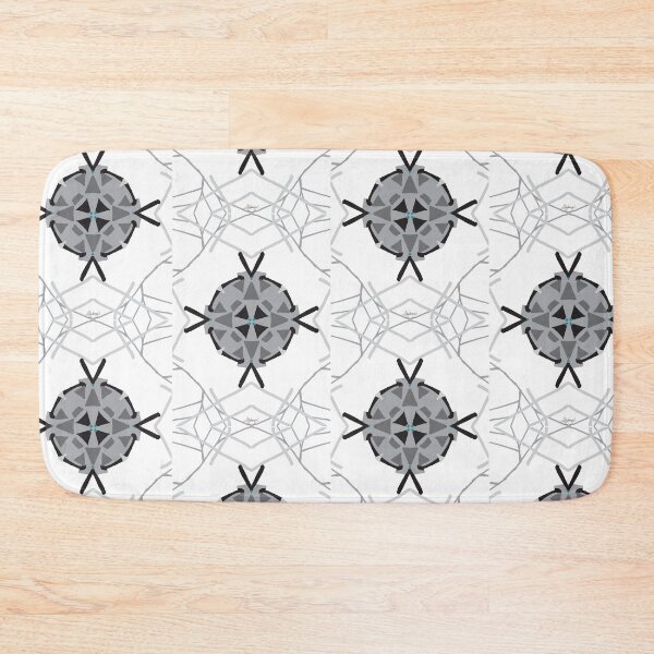 Item preview, Grey Geometric Snowflake designed and sold by Ldydesign.
