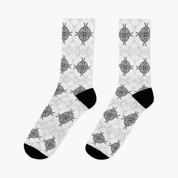 Item preview, Grey Geometric Snowflake designed and sold by Ldydesign.