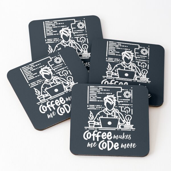 Item preview, Coffee makes me code more - Software engineering design designed and sold by krishutd.