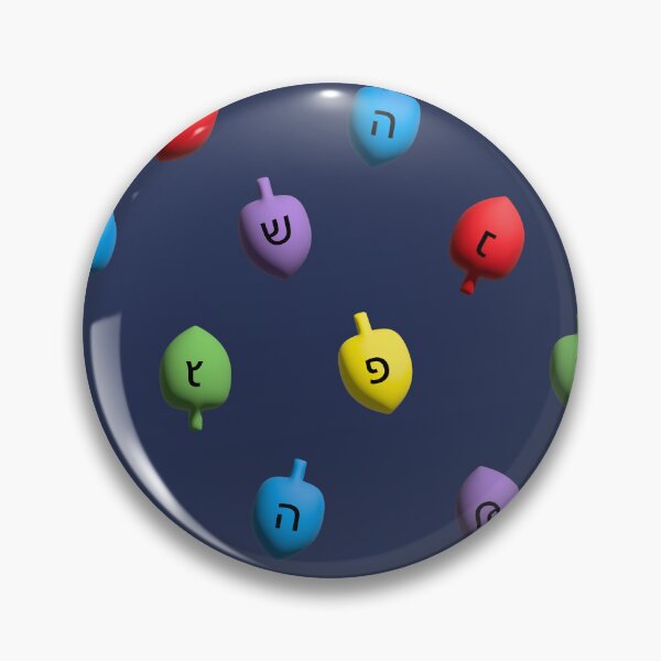 Item preview, Hanukkah - Dreidel Pattern, Dark Blue Background designed and sold by OG-Graphics.