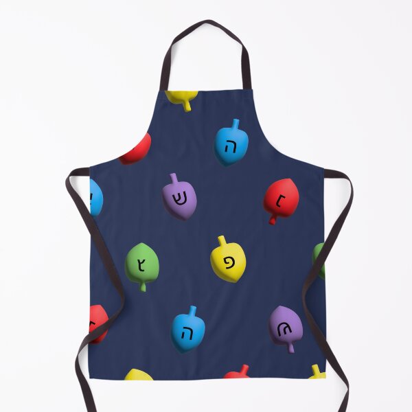 Item preview, Hanukkah - Dreidel Pattern, Dark Blue Background designed and sold by OG-Graphics.