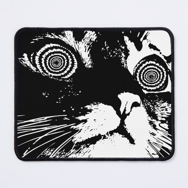 Aperçu de l'œuvre HypnoEyez Cat_on noir v1.2 créée et vendue par AlienAardvark.