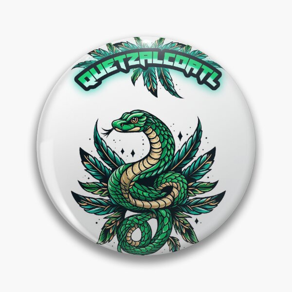 Item preview, Quetzalcoatl, Serpiente Emplumada Ancestral de color verde. designed and sold by Moodvibehub.