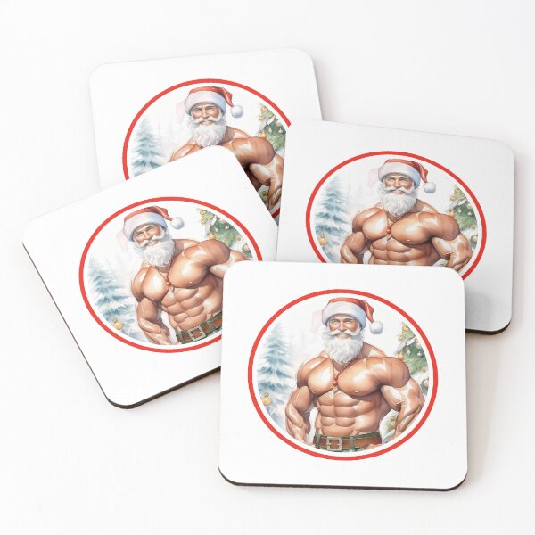 Item preview, Muscle Daddy Merry Christmas designed and sold by muscledaddies.
