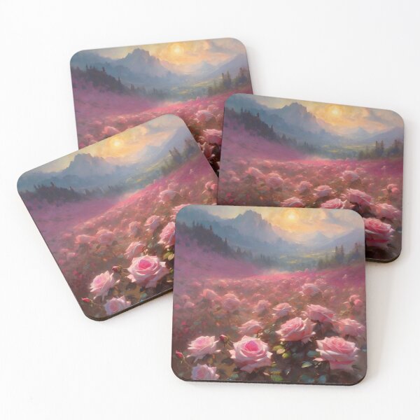 Item preview, Pink Roses Field designed and sold by cr6zym1nd.