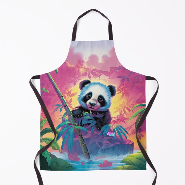 Item preview, Whimsical Y2K Rainbow Panda Bear Merchandise - Dive into Monochrome Magic! designed and sold by ChromaKins.