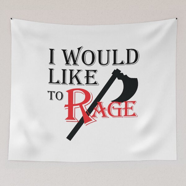 Item preview, Barbarian Rage Axe DnD designed and sold by littlemonsoon.