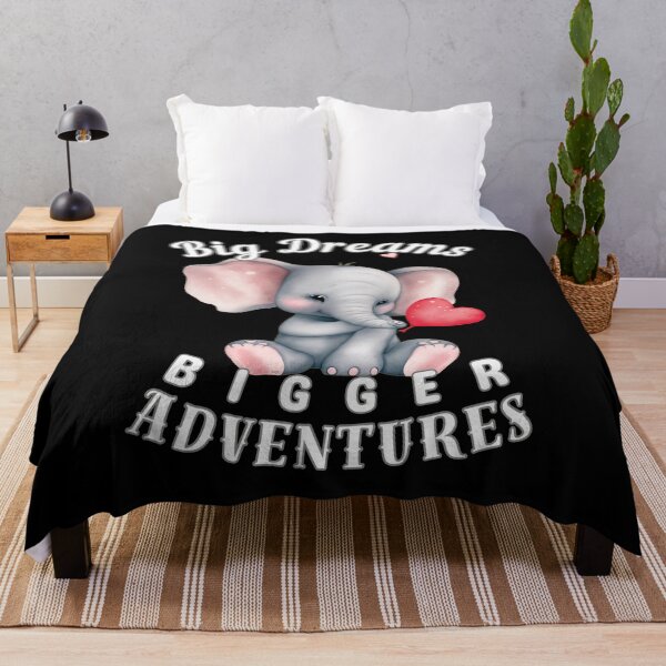Item preview, Big Dreams, Bigger Adventures designed and sold by ElephantVibes.